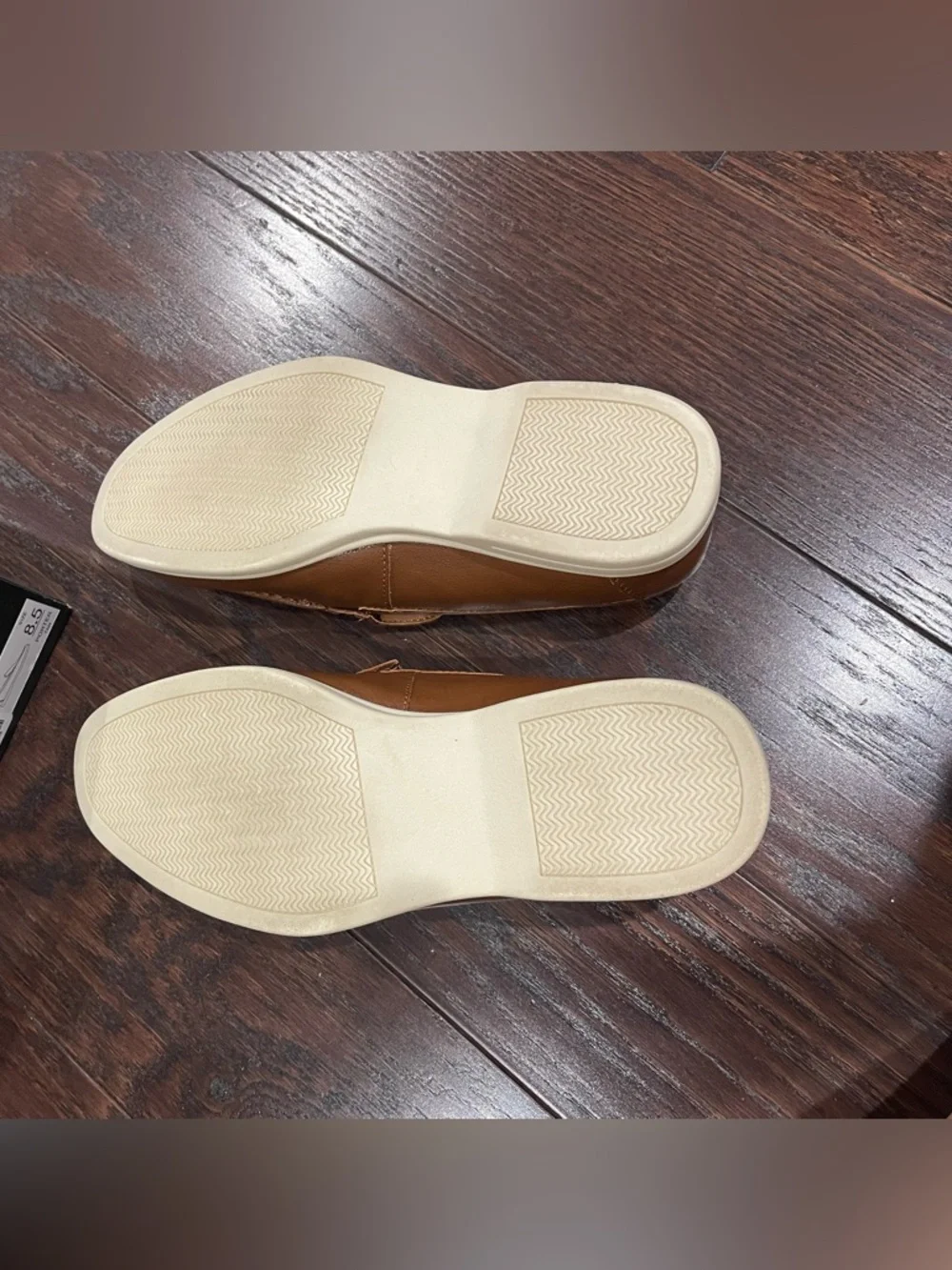 Alfani Porter Tan Loafer Men Size 10M Faux Leather Memory Foam  NEW